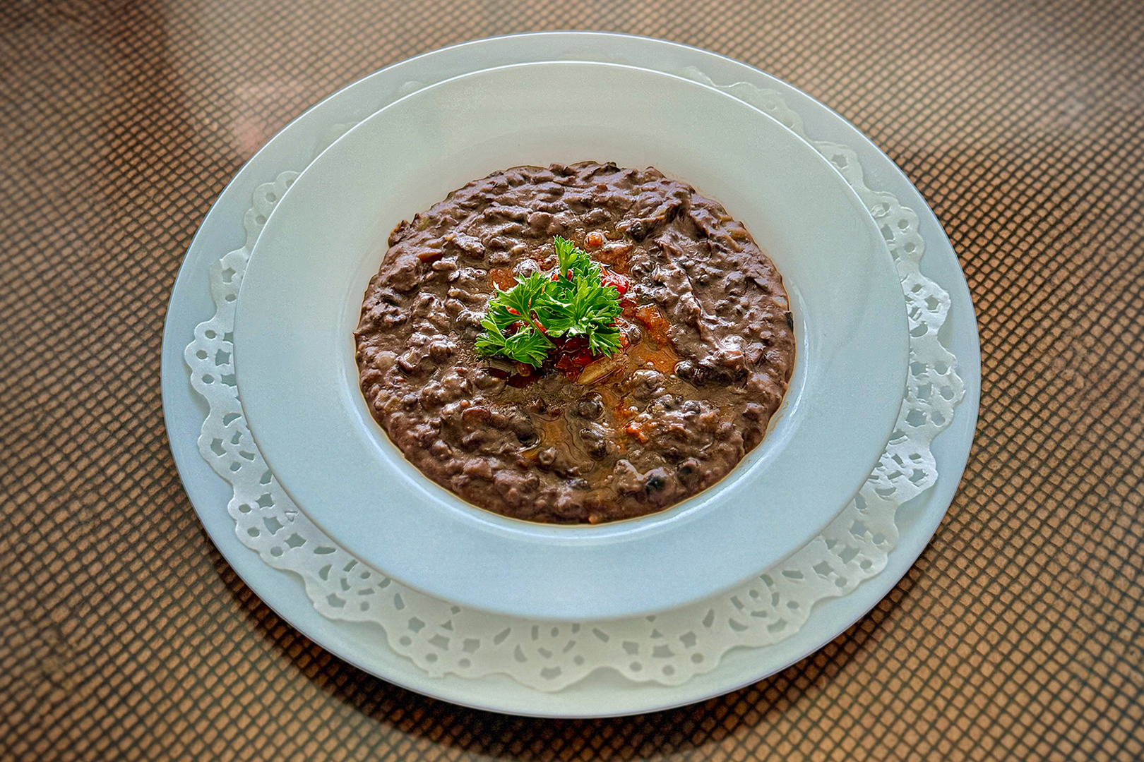 Vegan Black Beans Enriched with Chef Lee's Salsa